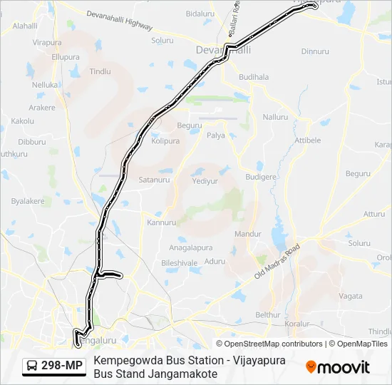 298-MP Bus Line Map