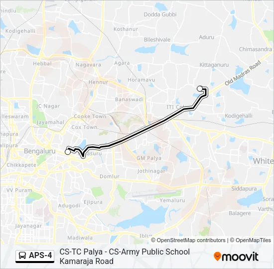 APS-4 Bus Line Map