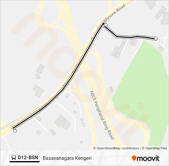 D12-BSN Bus Line Map