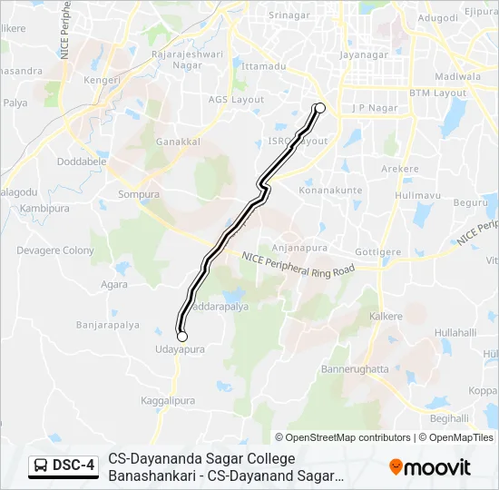DSC-4 Bus Line Map