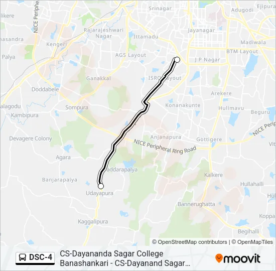 DSC-4 Bus Line Map