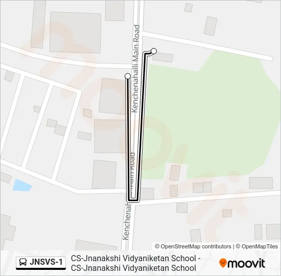 JNSVS-1 Bus Line Map
