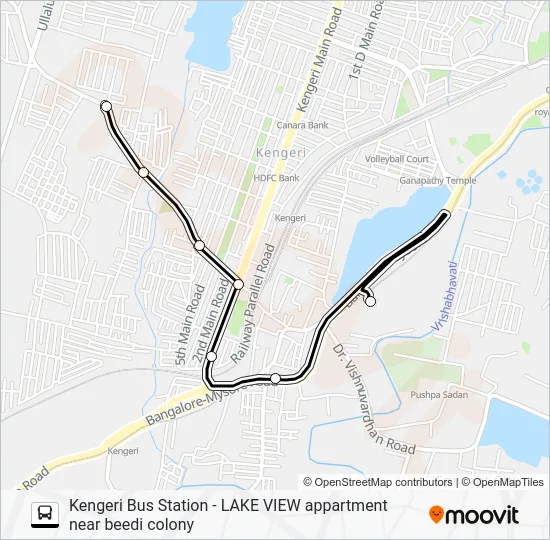 221-KGR-LVP Bus Line Map