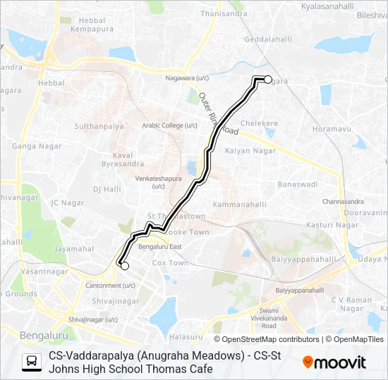 STJHS-07 Bus Line Map