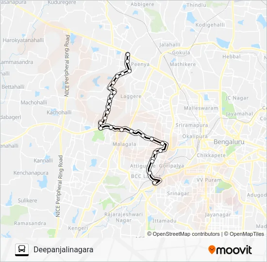248 JHC-DPJN Bus Line Map