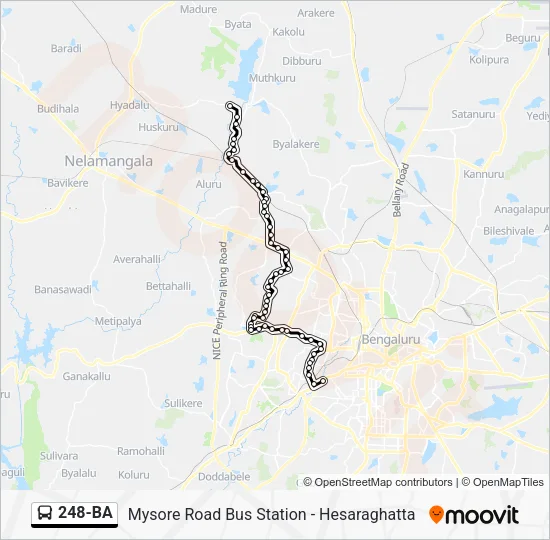 248-BA Bus Line Map