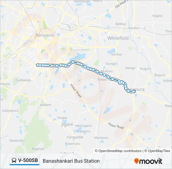 V-500SB  Line Map