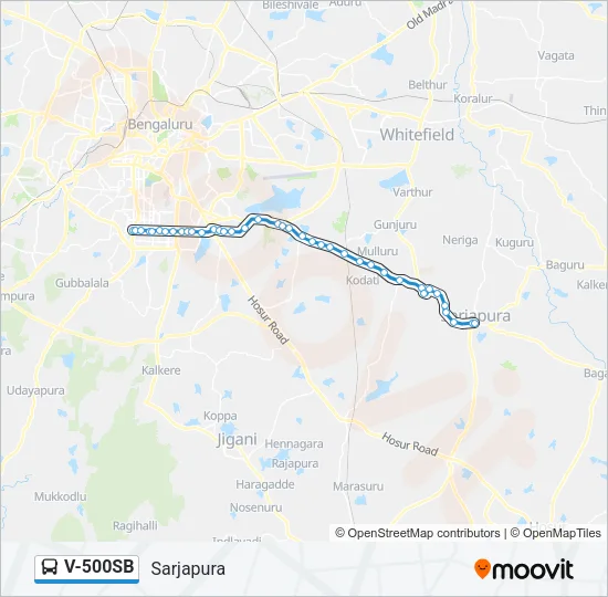 V-500SB  Line Map