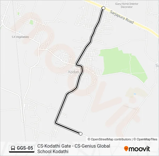 GGS-05 Bus Line Map