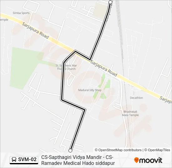 SVM-02 Bus Line Map