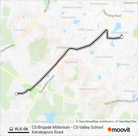 VLS-06 Bus Line Map