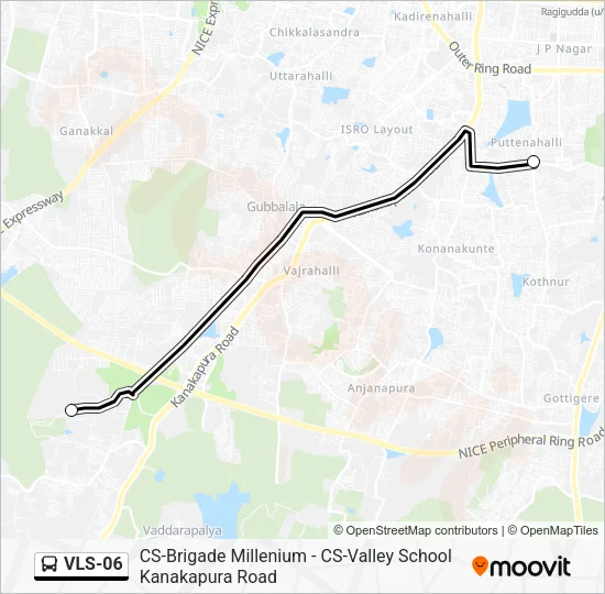 VLS-06 Bus Line Map