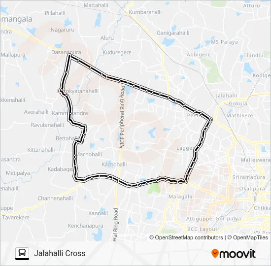 CHAKRA-2 Bus Line Map