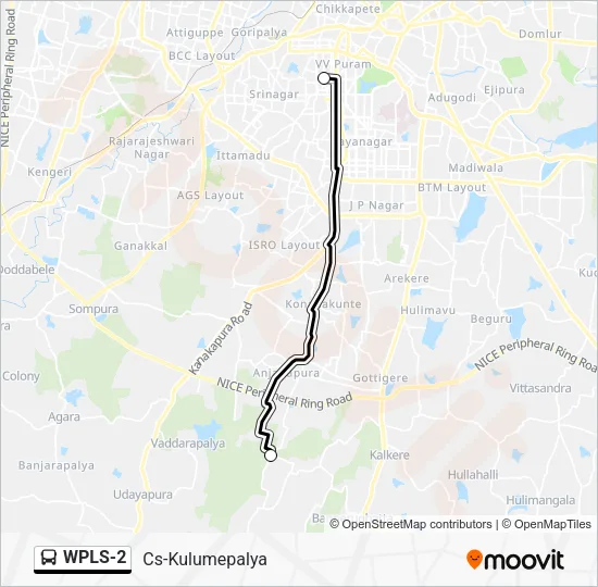 WPLS-2 Bus Line Map