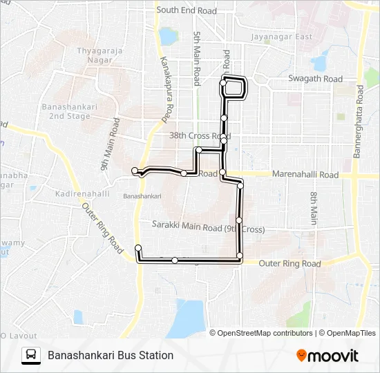 JPMS-JP6-JBS-BSK Bus Line Map