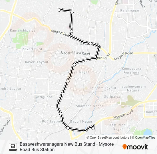 K-2 BSN-MRBS Bus Line Map