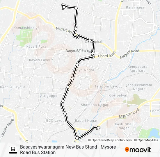 K-2 BSN-MRBS Bus Line Map