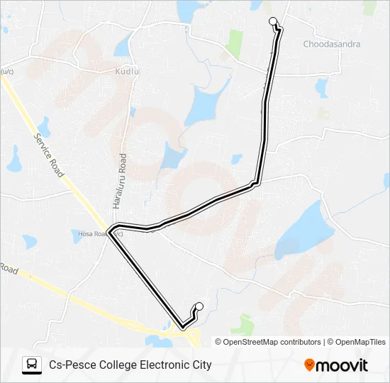 PESCE-1D Bus Line Map