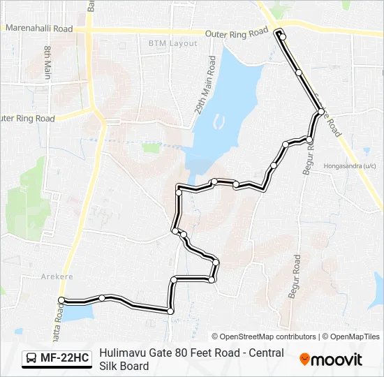 MF-22HC Bus Line Map