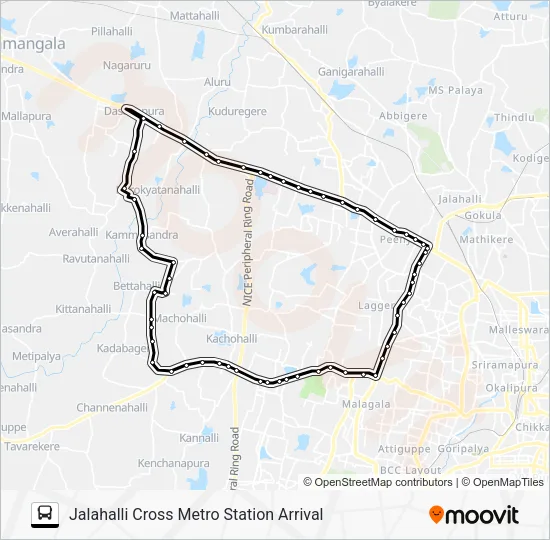 CHAKRA-2A Bus Line Map