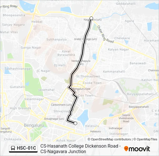 HSC-01C Bus Line Map
