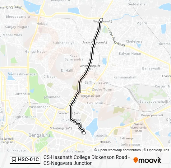 HSC-01C Bus Line Map