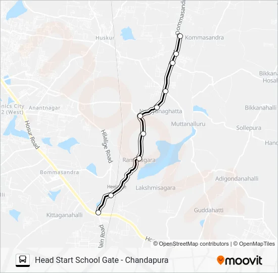 399 HSS-CPR Bus Line Map