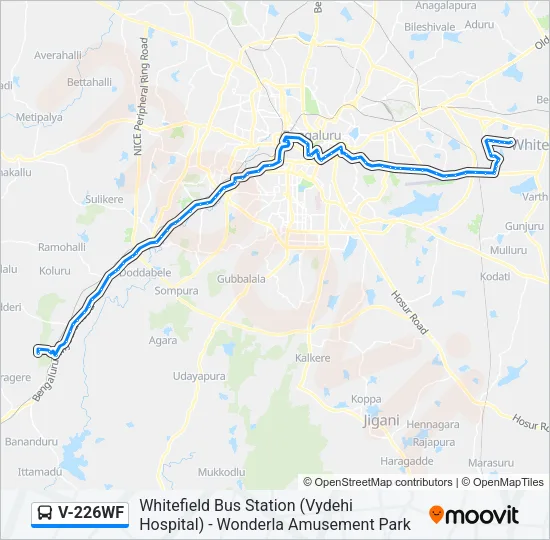 V-226WF Bus Line Map
