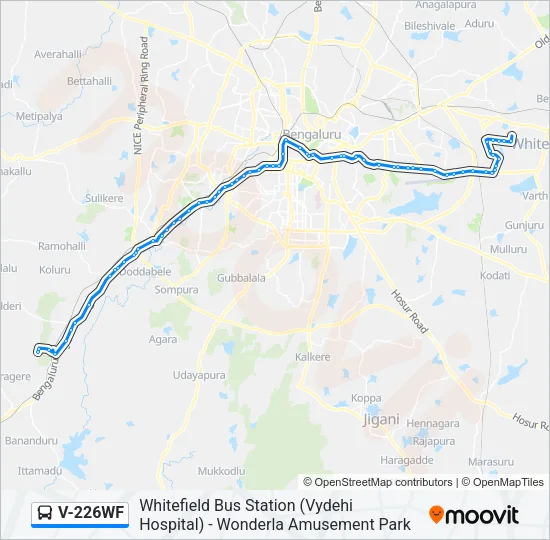 V-226WF Bus Line Map