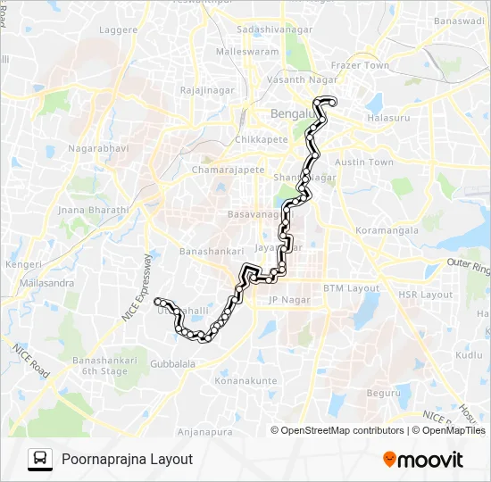 210G SBSISRLOPPLO Route - Poornaprajna Layout: Schedules, Stops & Maps ...