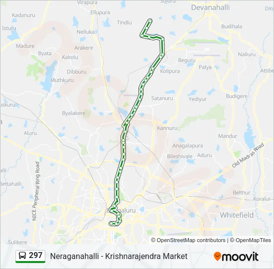 297 Bus Line Map