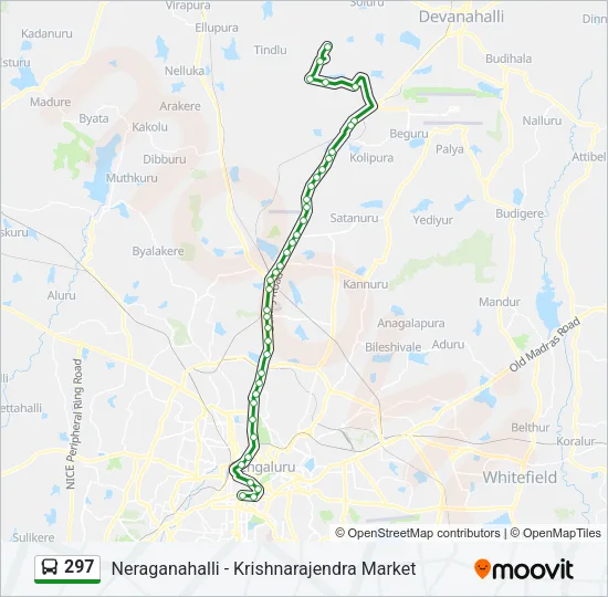 297 Bus Line Map