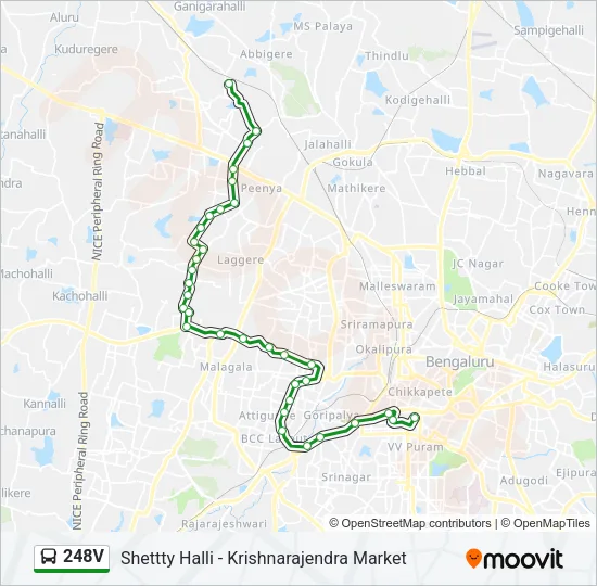 248V Bus Line Map