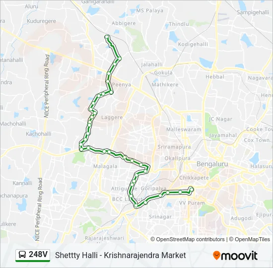 248V Bus Line Map