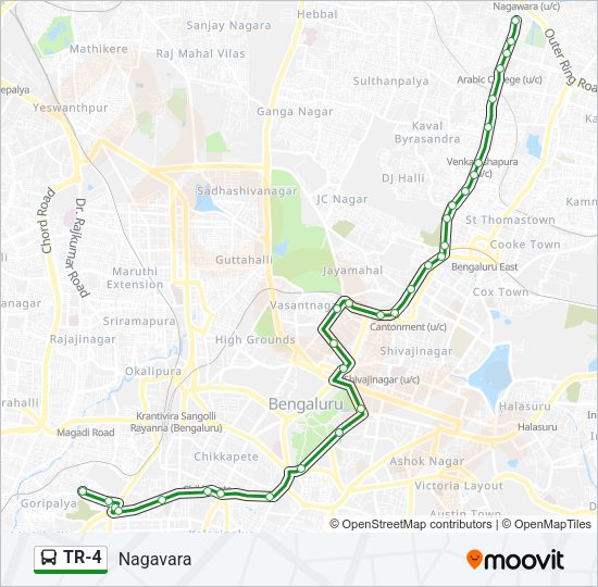 TR-4 Bus Line Map