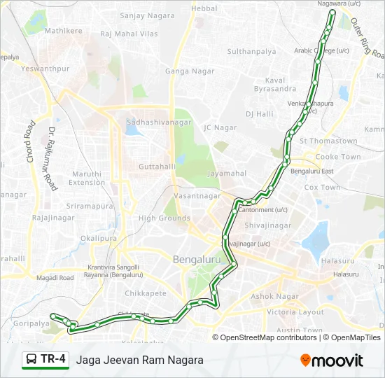 TR-4 Bus Line Map