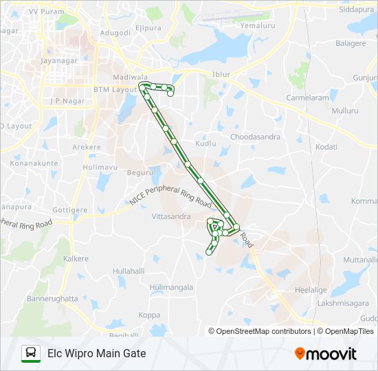 356CW INFPL Bus Line Map
