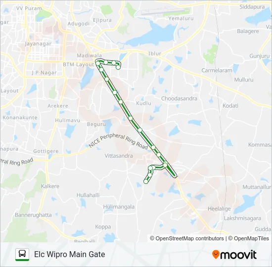356CW UFLYO Bus Line Map