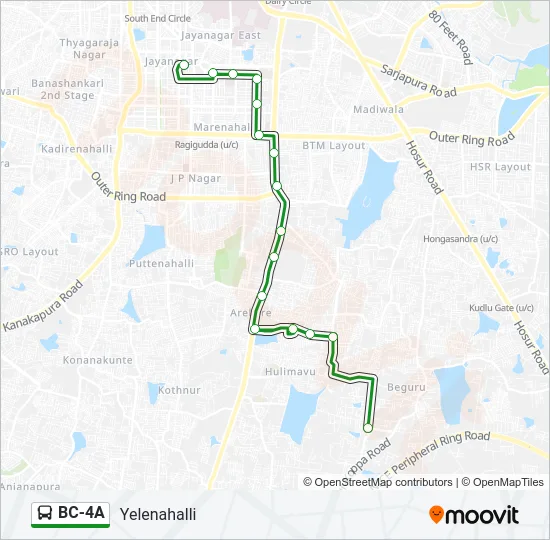 BC-4A Bus Line Map