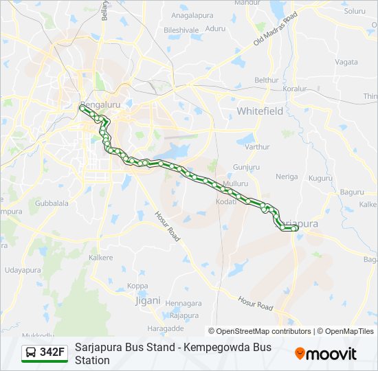 342F bus Line Map