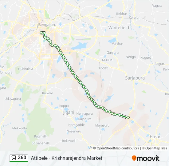 360 Bus Line Map