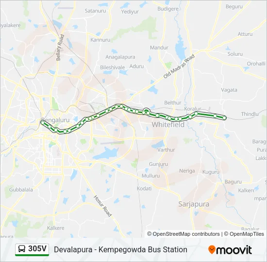 305V Bus Line Map