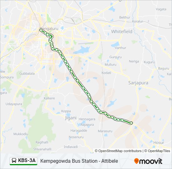 kbs3a-route-schedules-stops-maps-kempegowda-bus-station-updated