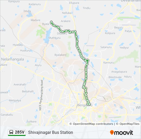 285V bus Line Map