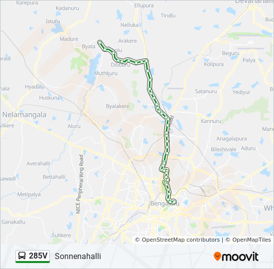 285V bus Line Map