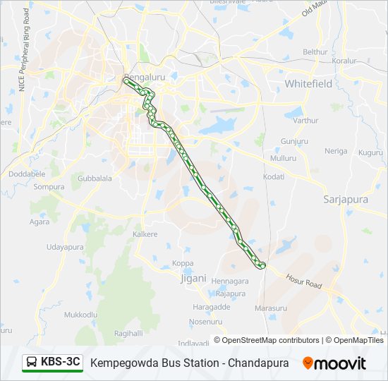 KBS-3C bus Line Map