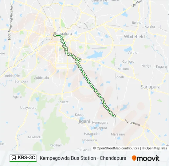 KBS-3C Bus Line Map