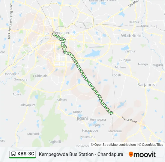KBS-3C Bus Line Map