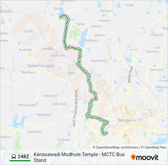 248Z Bus Line Map