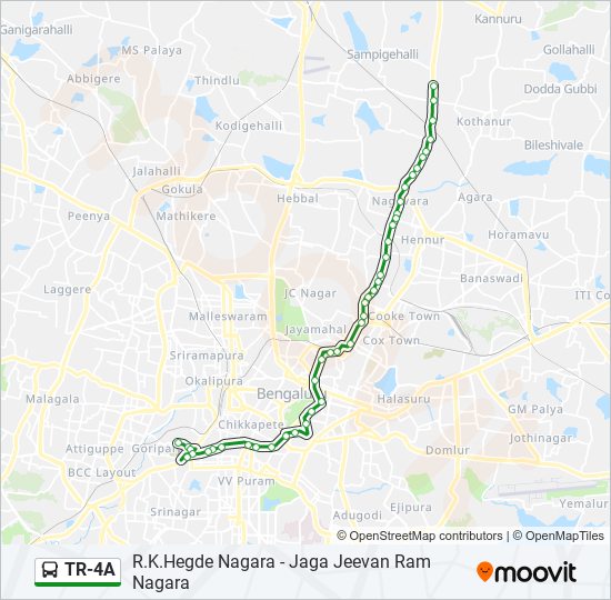 TR-4A bus Line Map